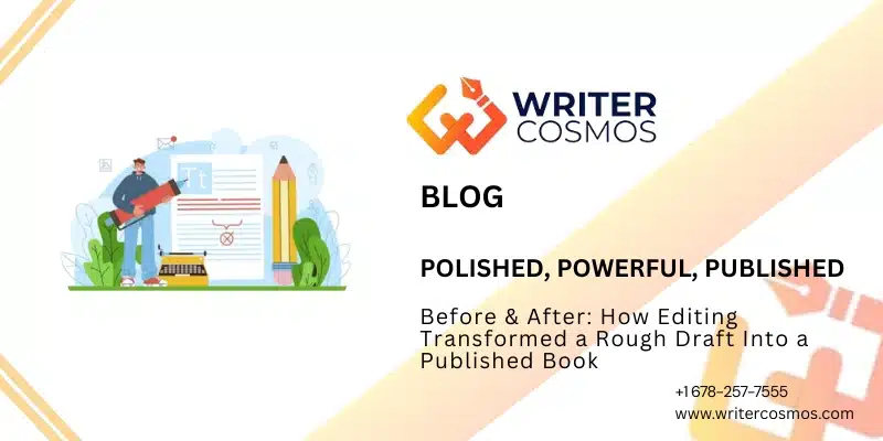 Before & After: How Editing Transformed a Rough Draft Into a Published Book